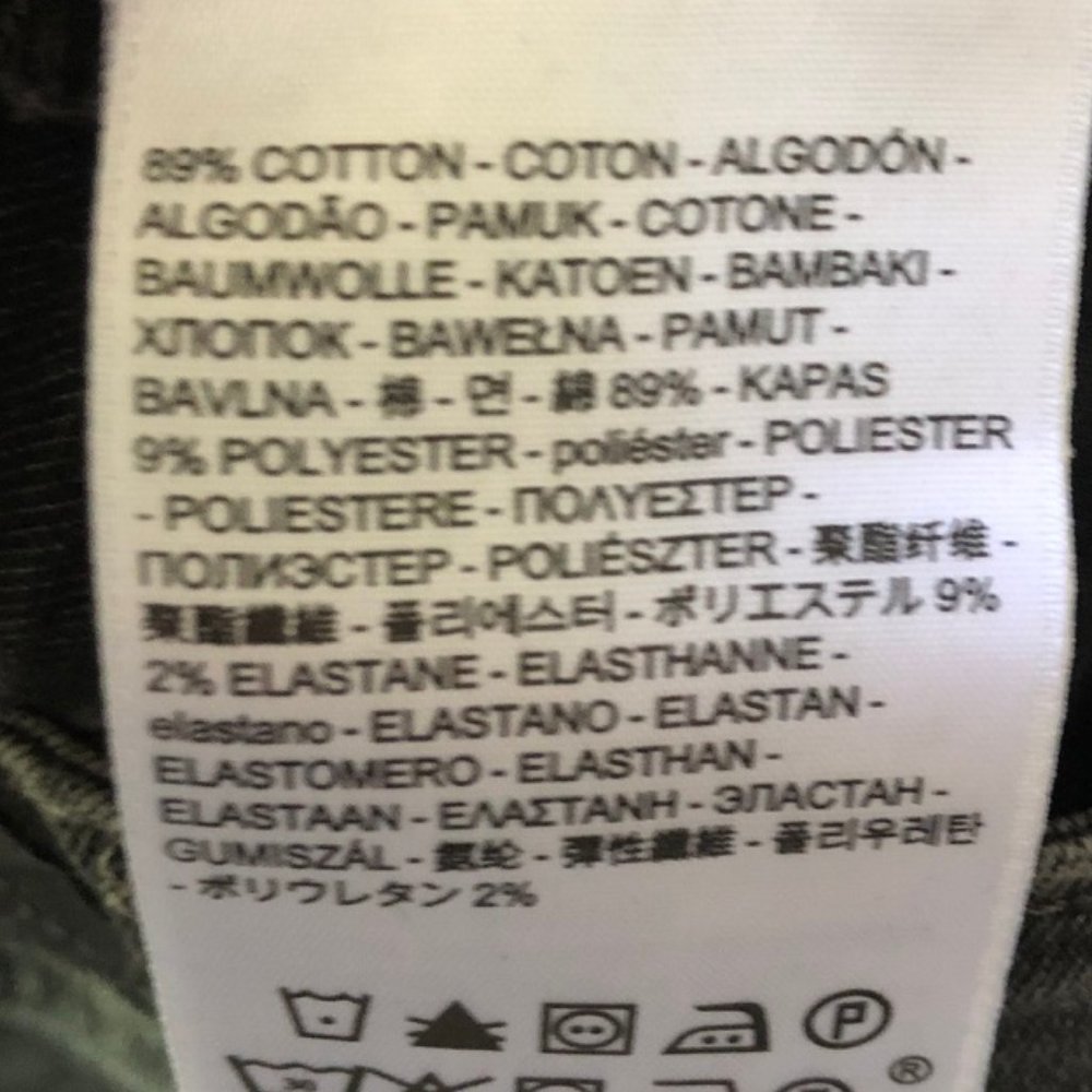 Levi's 721 Black/Grey High Rise Skinny Jeans - Picture 9 of 9